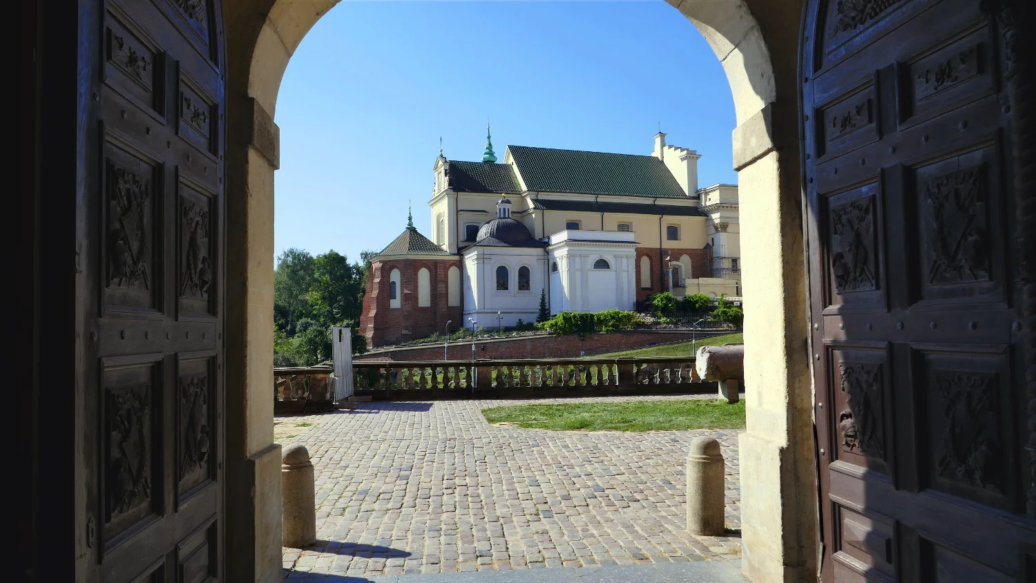 Doorway, The Royal Castle in Warsaw, Warsaw, Poland