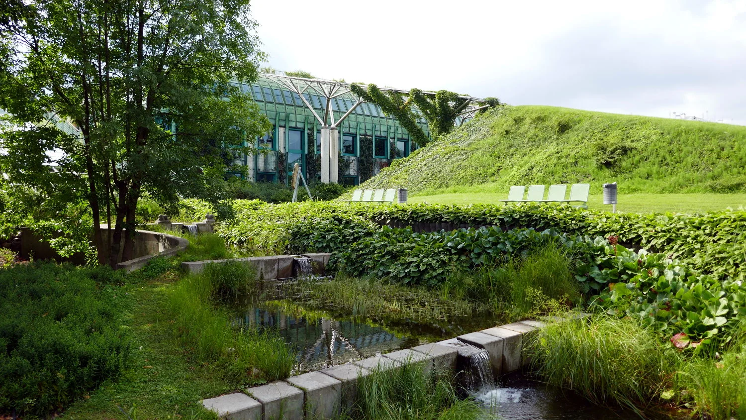 Garden, University of Warsaw Library, Warsaw, Poland