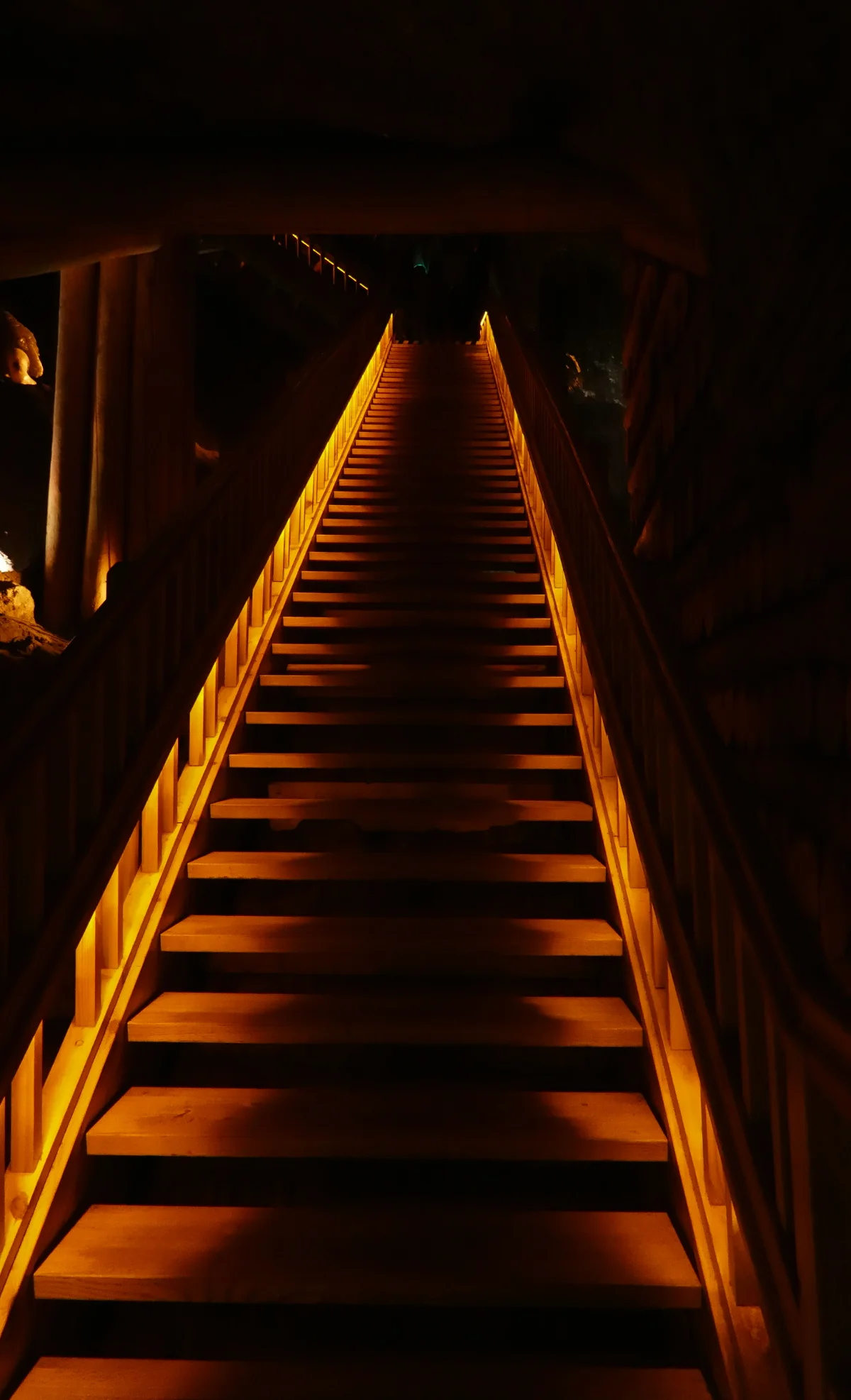 Staircase, Wieliczka Salt Mine Interior, Krakow, Poland