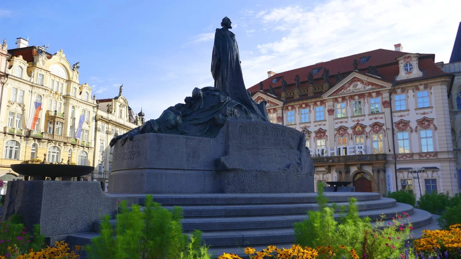 Jan Hus Monument, Old Town, Prague, Czech Republic