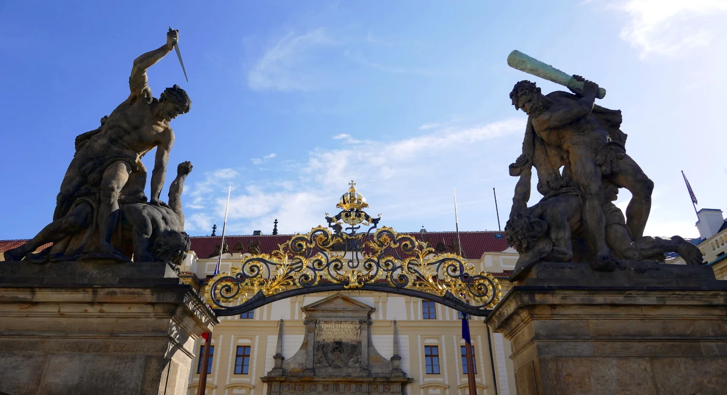 Gate, Prague Castle, Prague, Czech Republic