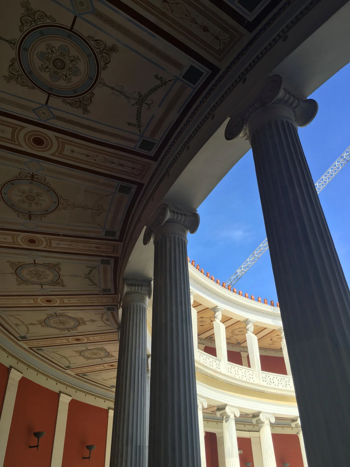 Paintings, Zappeion Interior, Athens, Greece