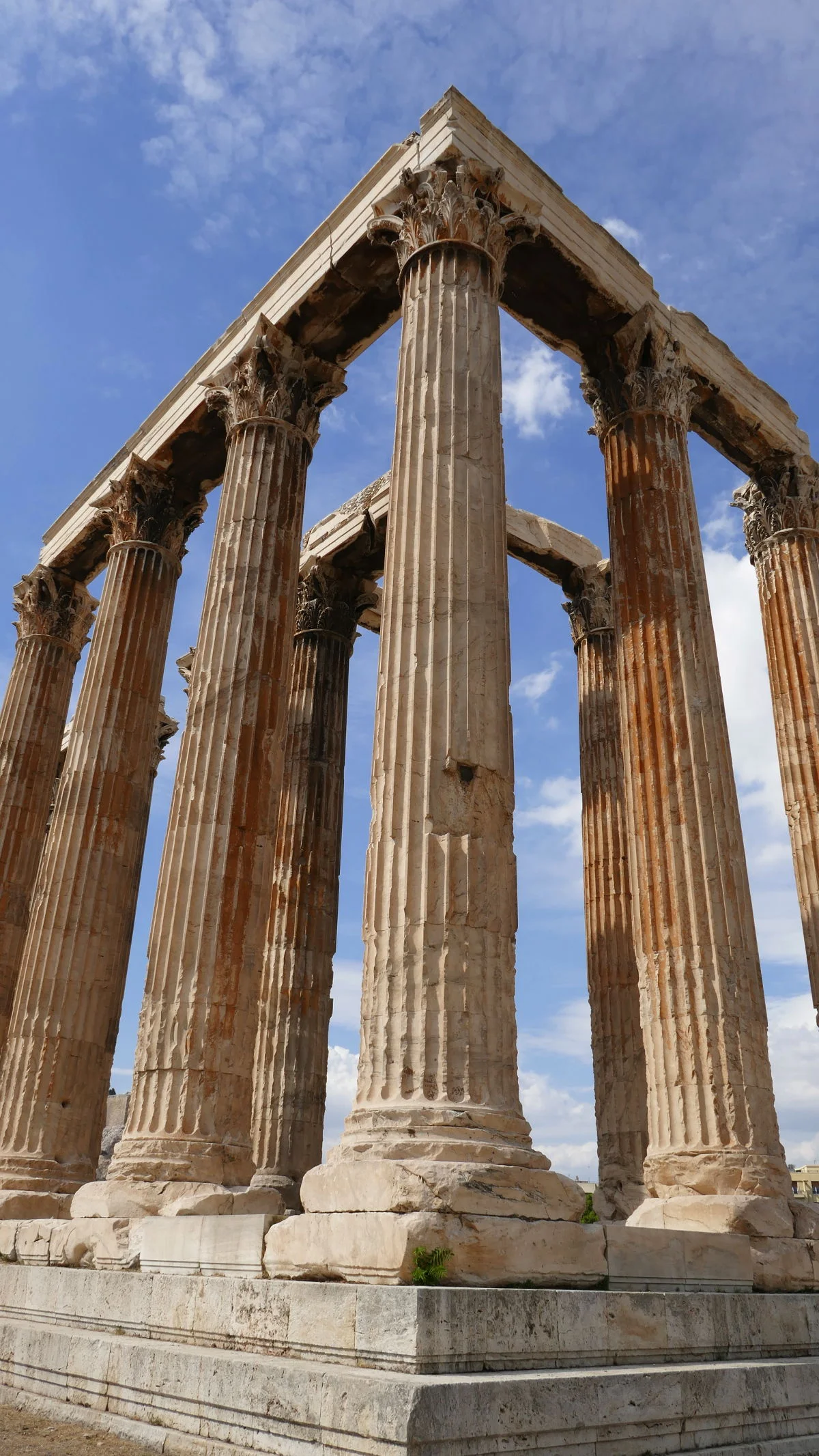 Columns, Temple of the Olympian Zeus, Athens, Greece