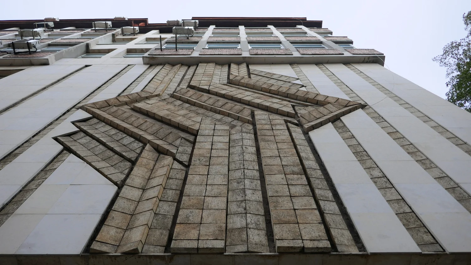 Brick Inlay, Budapeshta Street, Sofia, Bulgaria