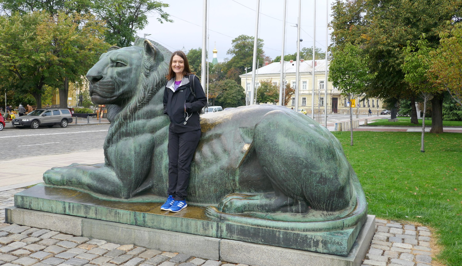 The Lion Sculpture, Monument of the Unknown Soldier, Sofia, Bulgaria