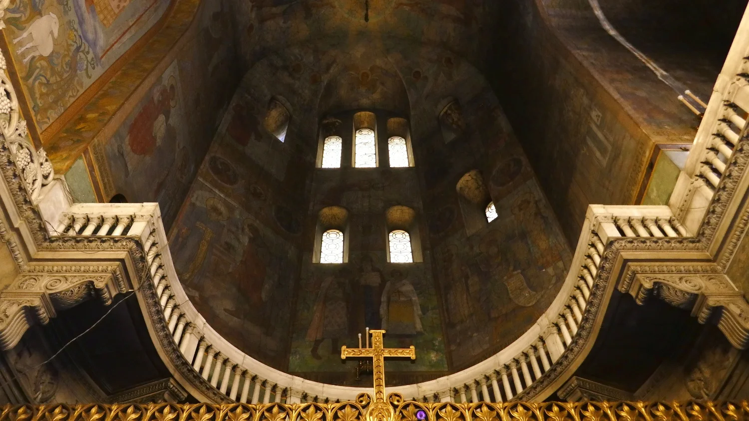 Nave, Cathedral Saint Alexandar Nevski Interior, Sofia, Bulgaria