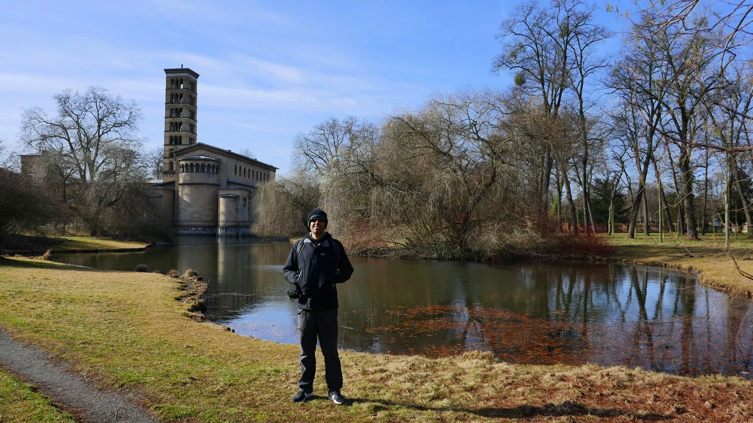 Pond, Church of Peace Garden, Sanssouci Palace, Potsdam, Germany