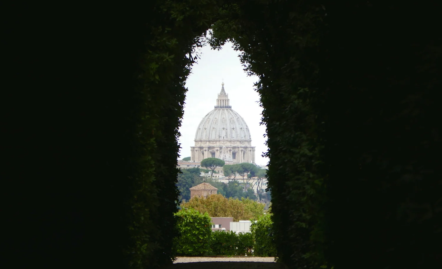 St. Peter's Basilica, The Aventine Keyhole, Aventine Hill, Rome, Italy