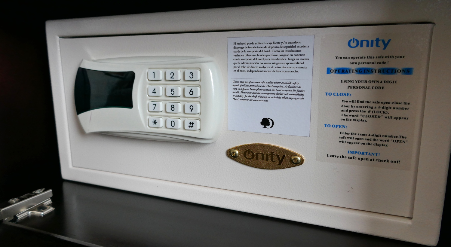 Hotel Hacks Lock up valuables in the safe. Jewlery laptops passports money travel documents