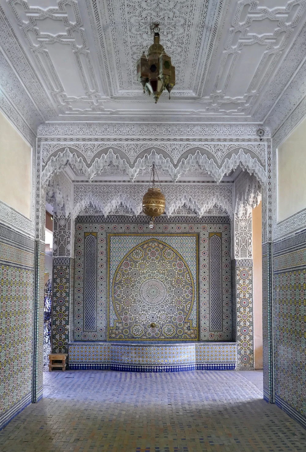 Entrance Corridor, Artistic Ensemble (Ensemble Artisanal) Interior, Marrakech, Morocco