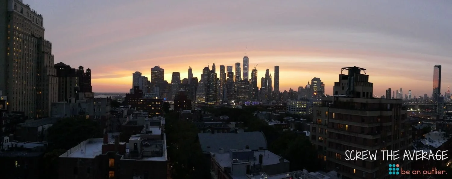 Manhattan Skyline, Brooklyn, New York, New York, United States
