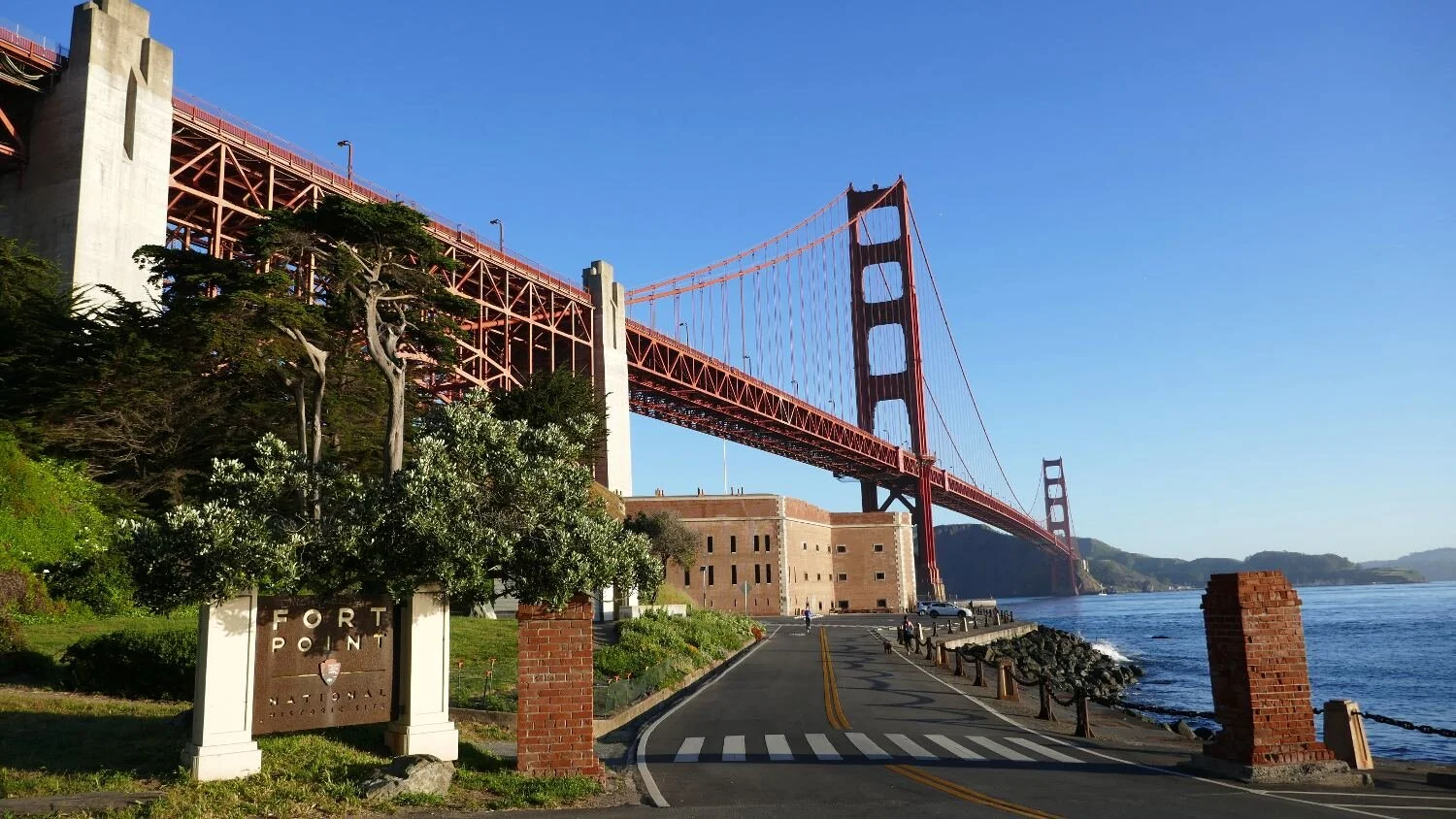 Fort Point and the Golden Gate Bridge, San Francisco, California, United States
