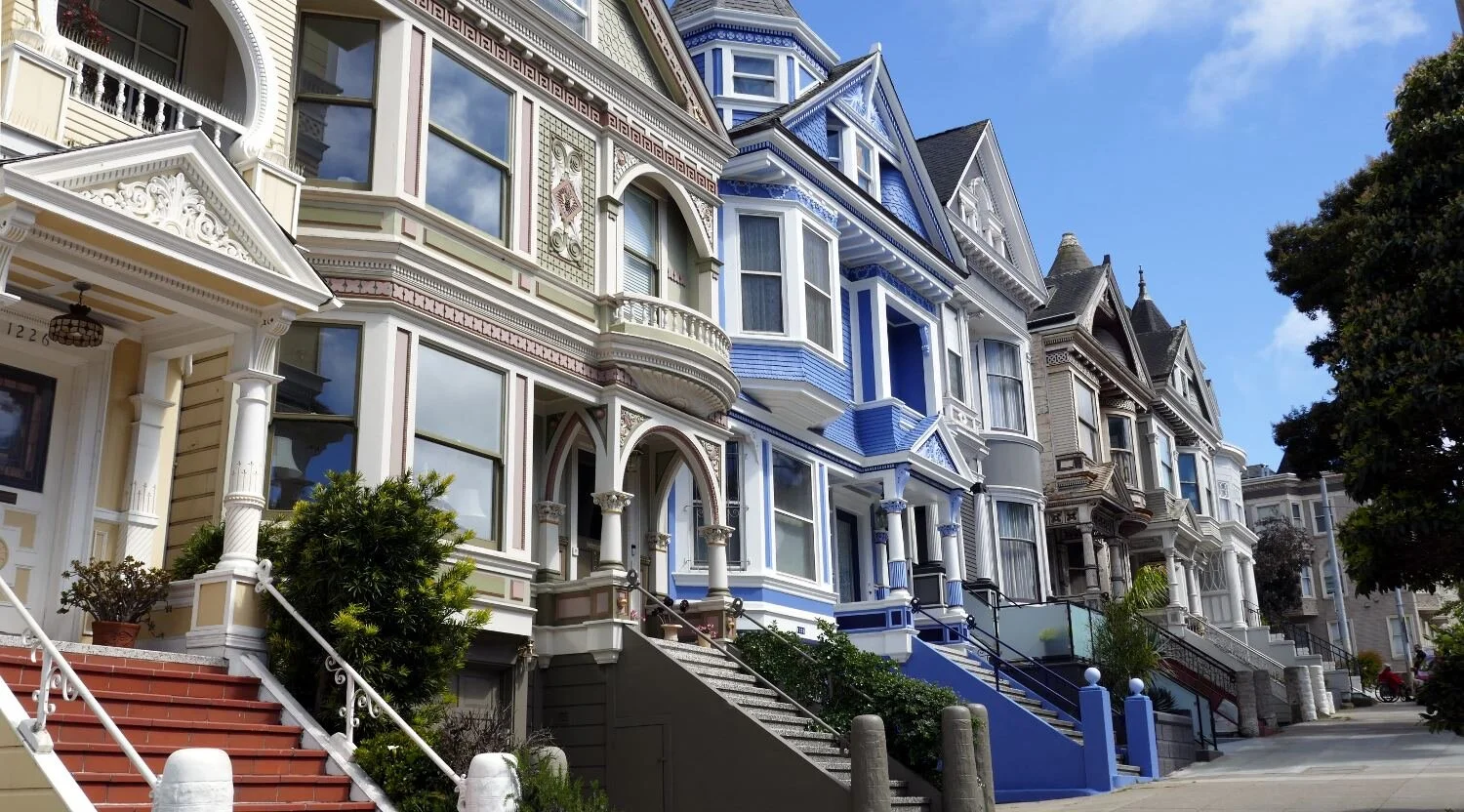 Victorian Homes, San Francisco, California, United States
