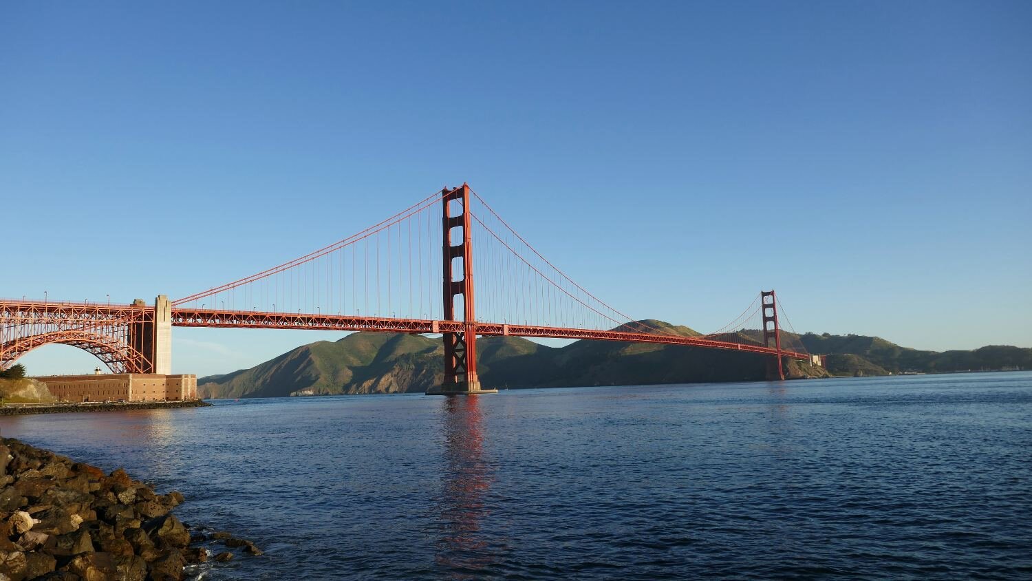 Photo 1897 SF CA Suspension Bridge in Golden Gate Park 