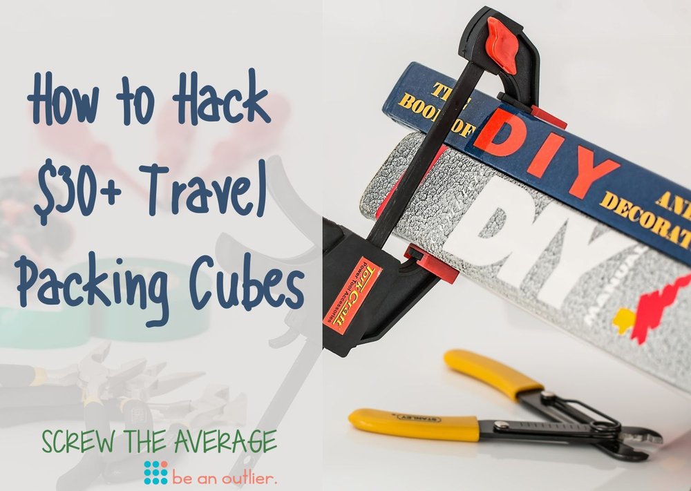 DIY – How to Hack $30+ Travel Packing Cubes (2022 UPDATE)