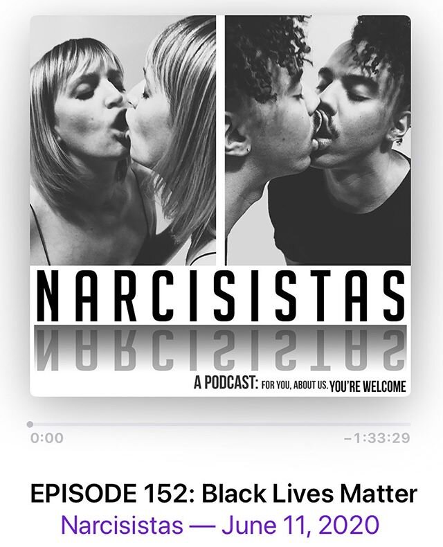 THANK YOU EVERYONE FOR THE POD LOVE. Talking about race on @thenarcisistas is NOT new but to talk about in this way was. I fall effortlessly into making everything uncomfortable a joke and to start to be truly authentic when it COUNTS has CHANGED MY 