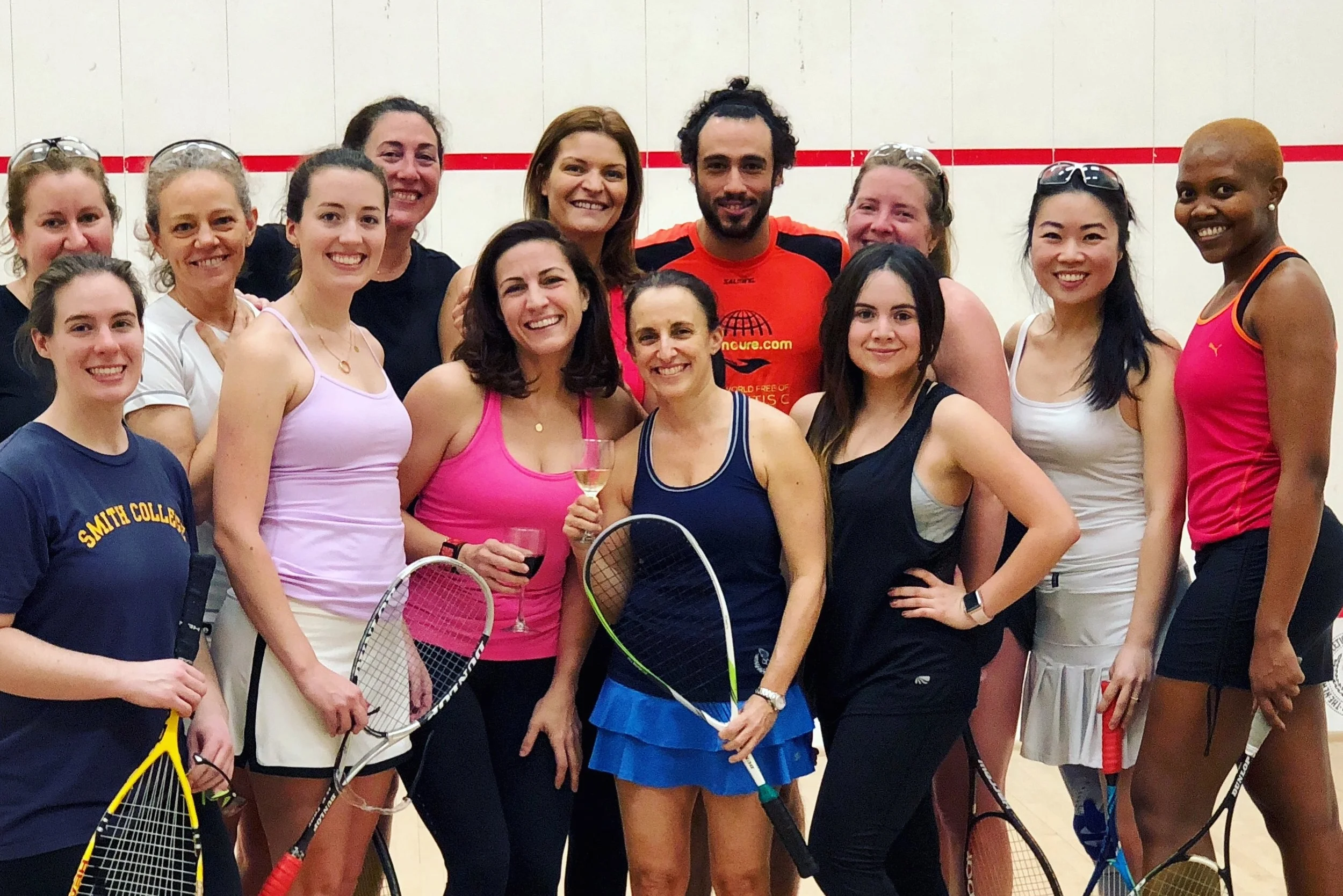 Women’s round robin at NYAC, with a unexpected guest…..