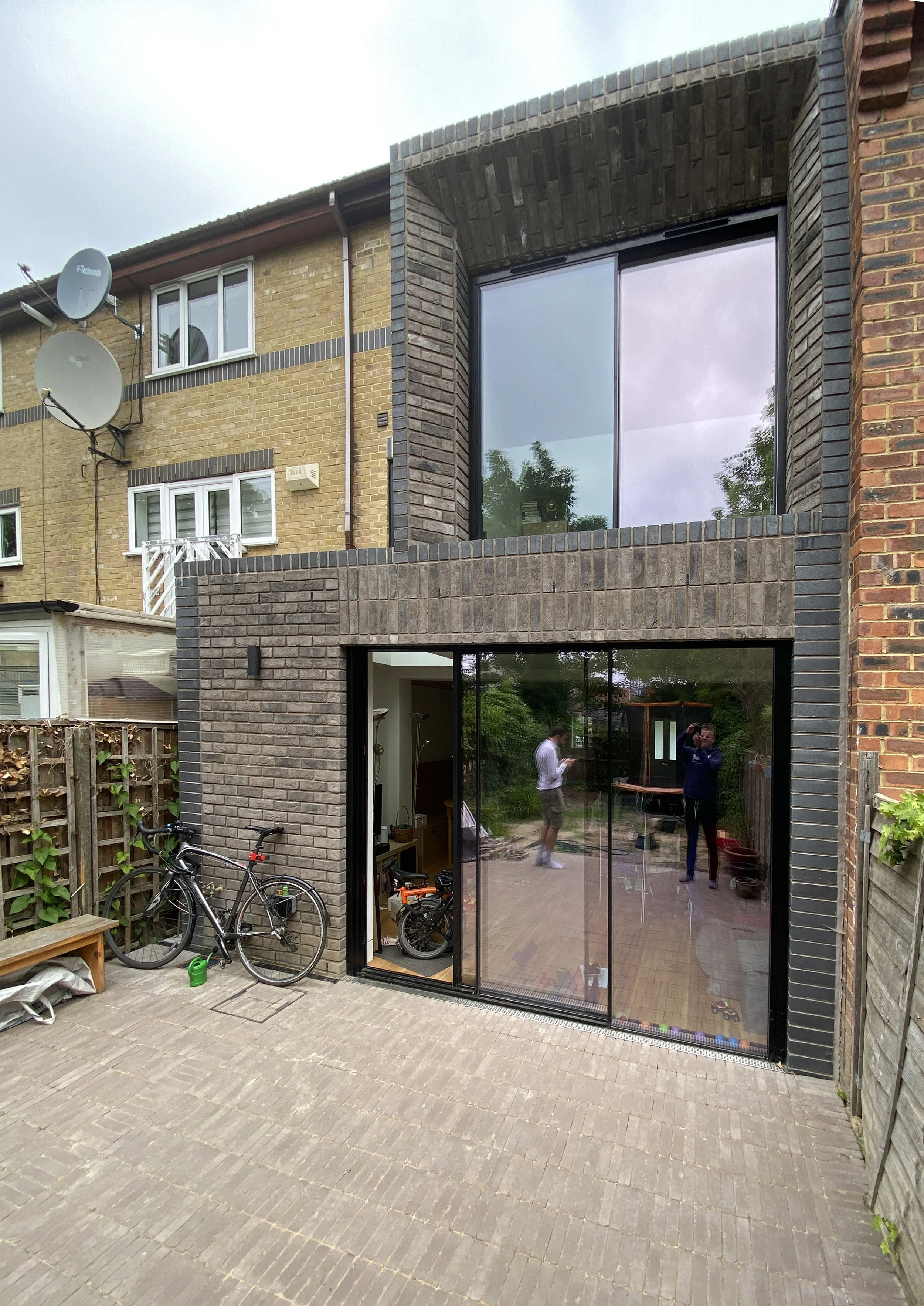  Double storey rear extension to 1980’s house. Practical Completion achieved. Photos soon. 
