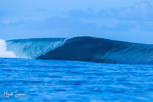 A common sight during the 10 day swell.