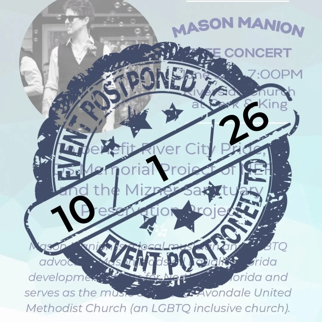 ‼️Rescheduled‼️ This month&rsquo;s Mason Manion concert has been postponed to October 1. More details available as we get closer to the date!