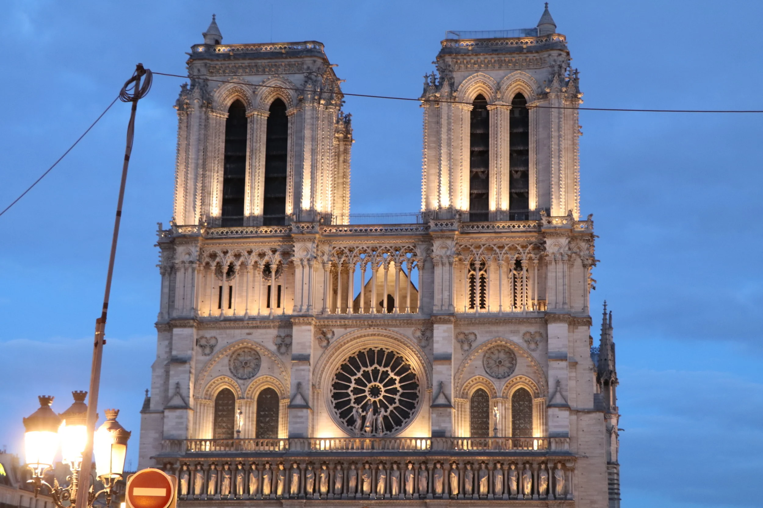 The night I saw Notre Dame burn..