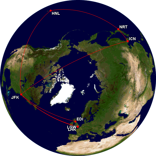 My free(ish) or cheap flights. . .so far.