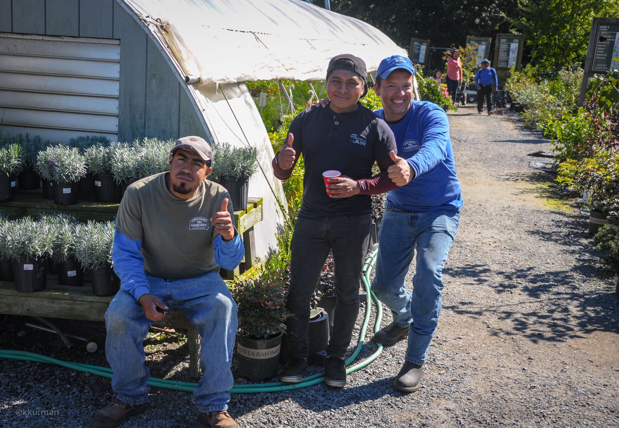 Thumbs up to our Landscape crew, we’re glad to have you back!
