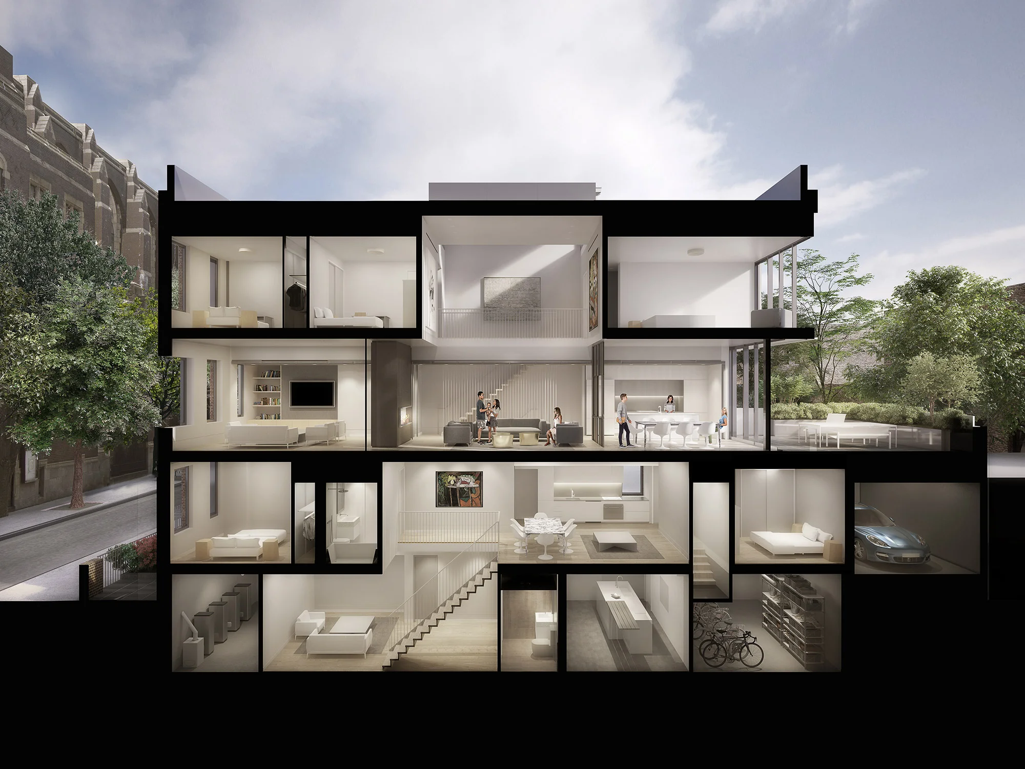 St. Felix Street Townhouse. Think! Architecture &amp; Design