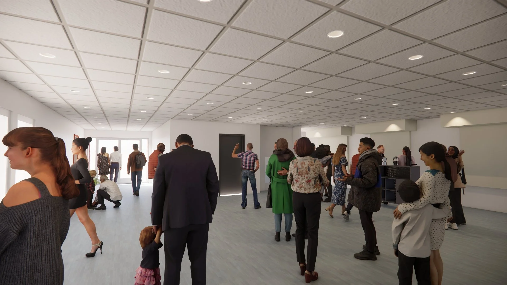 Rendering of New Lobby