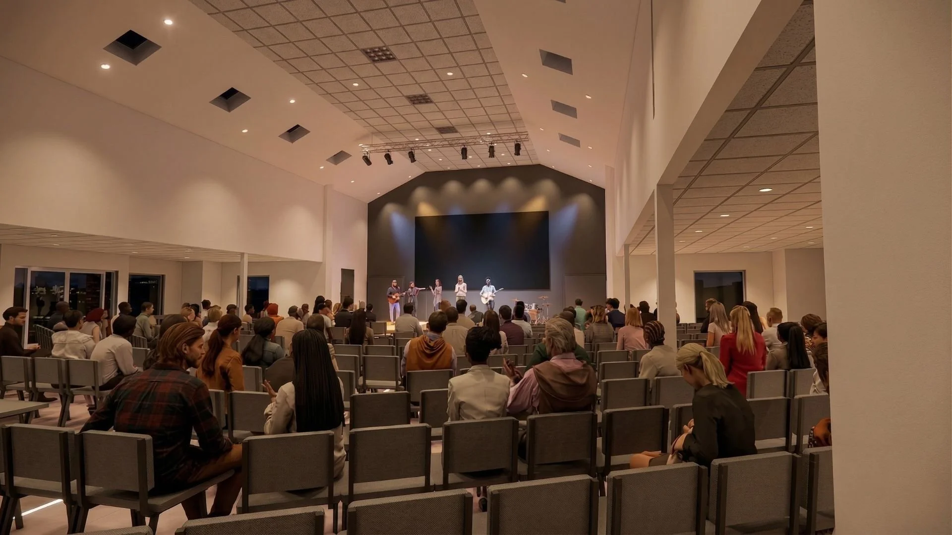 Rendering of the New Auditorium