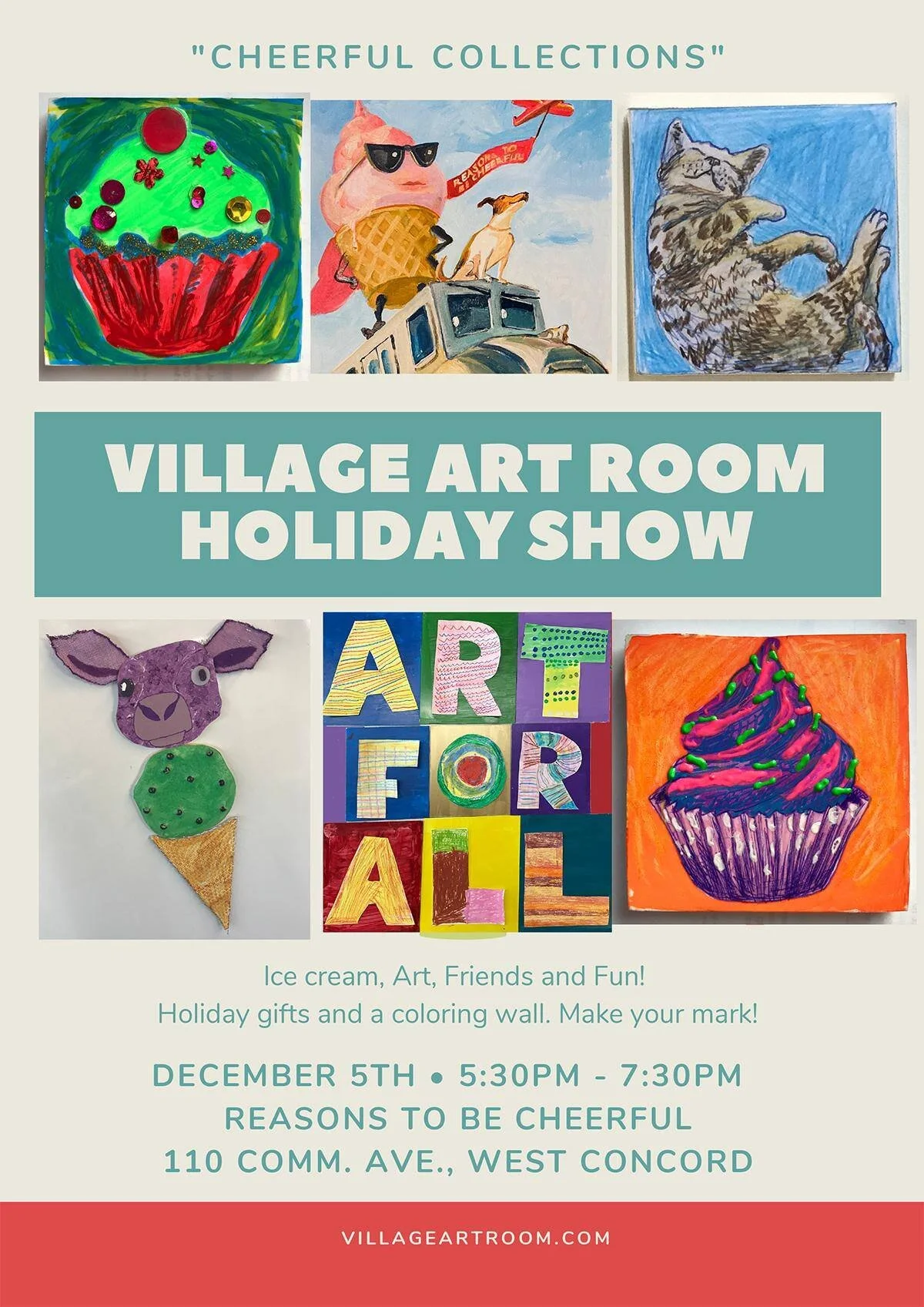 Village Art Room Holiday Show — Reasons to be Cheerful