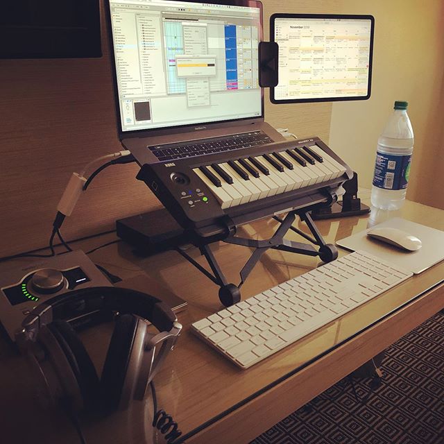 My newest mobile studio setup. 🎞