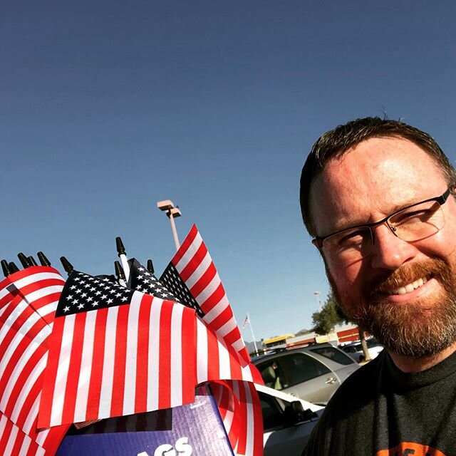 I got flags for everyone! (Sorry for buying all of them, #PartyCity)