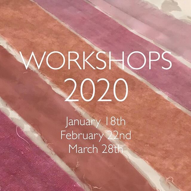Happy New Year! 
New workshop dates for 2020 and lots more to come. All information available on my website or feel free to DM me with any questions. 
Looking forward to a wonderful year of experimenting and playing with plants and botanicals.. Oh an