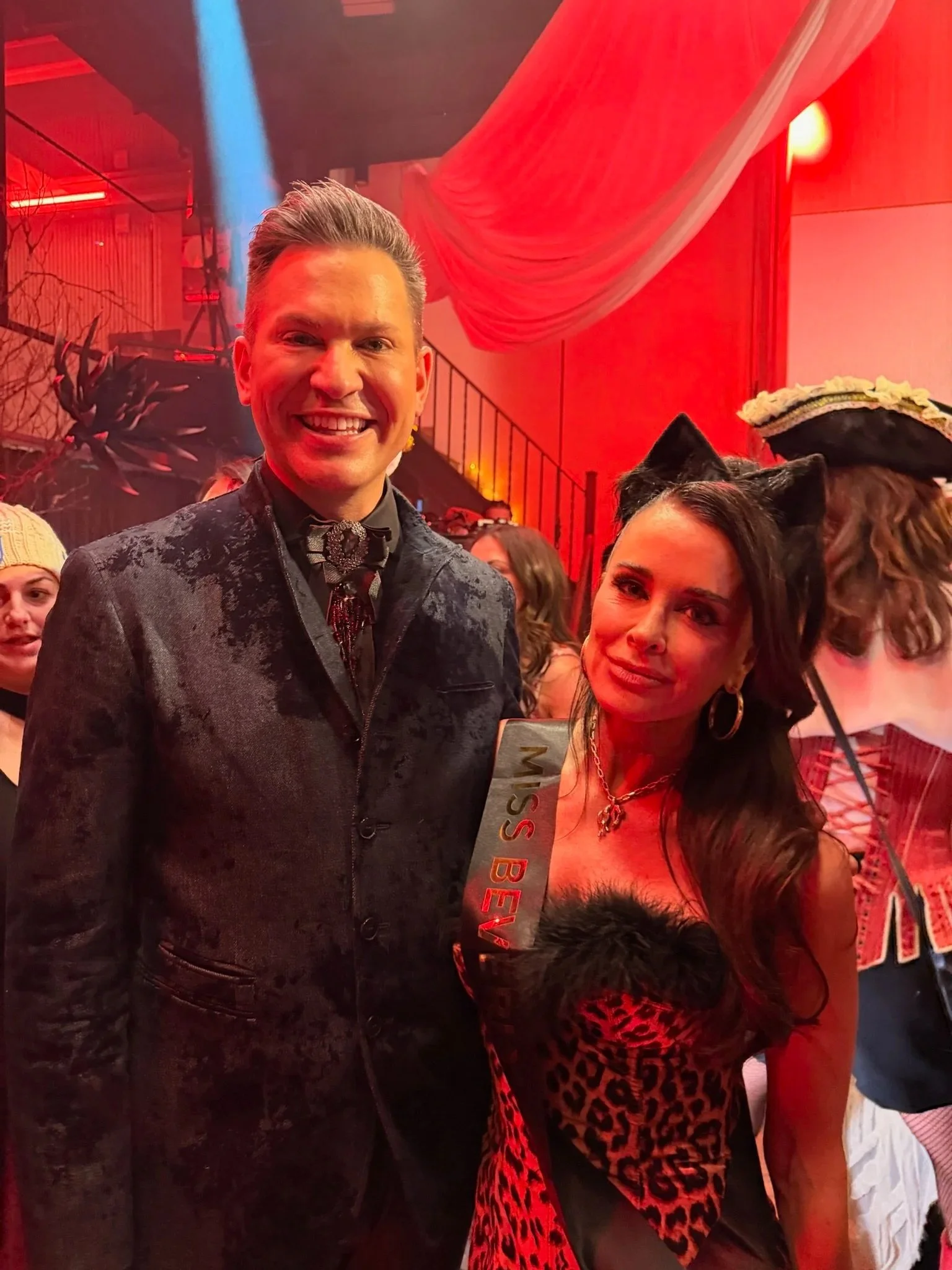 Kyle Richards and Hank Stampfl