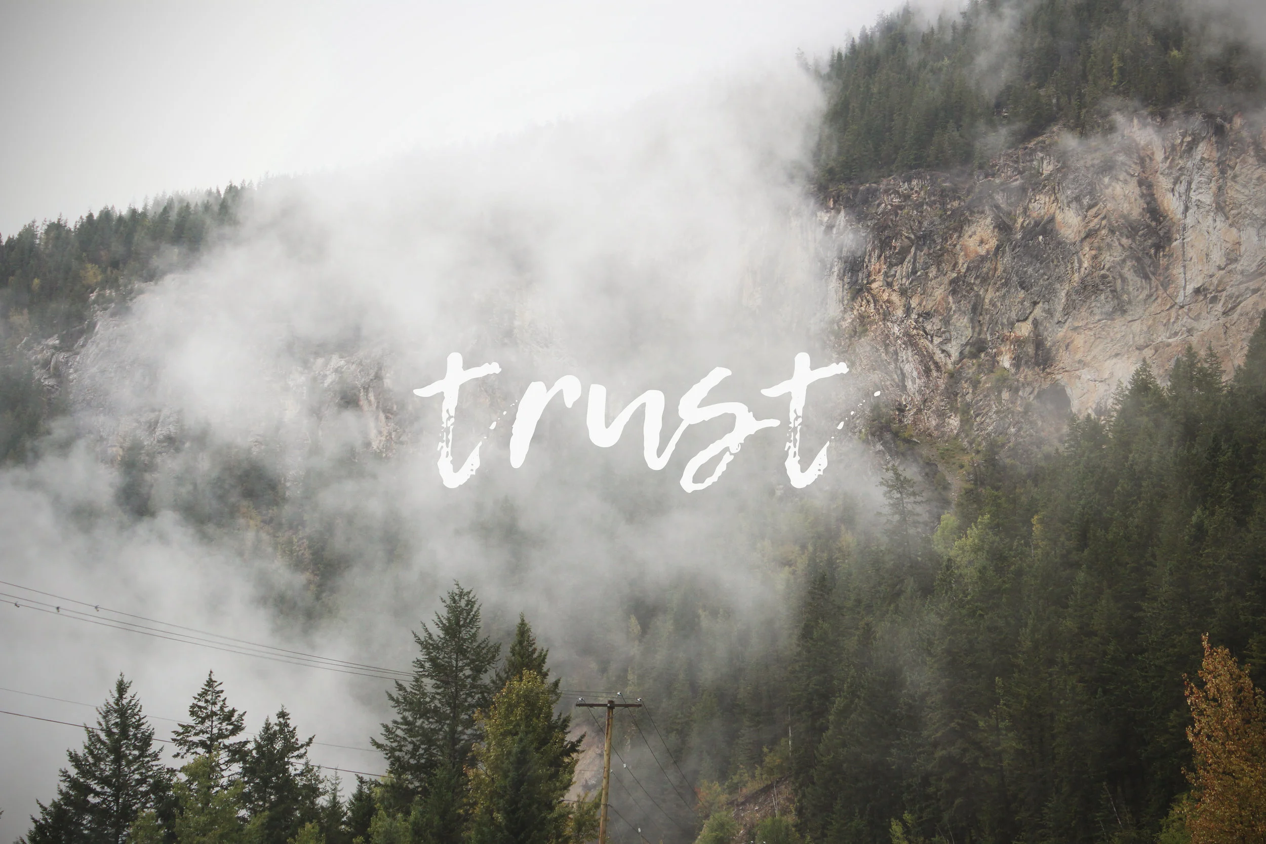 trust in YOU.