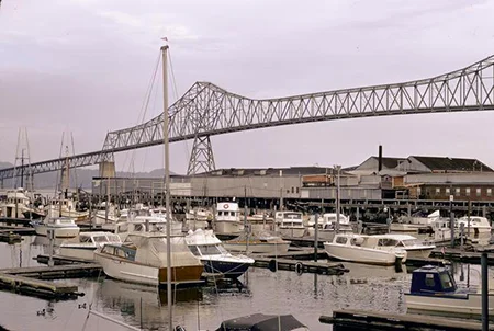 Astoria-Megler Bridge. Photo: Marion Dean Ross, 1966