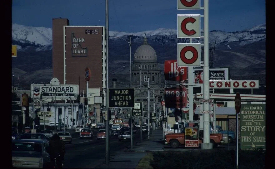 View north on Capital Blvd