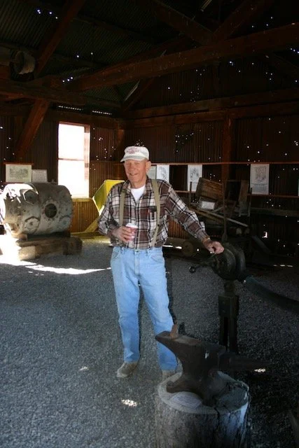1. Earl in the Mining Exhibit_Blacksmith Shop.jpeg