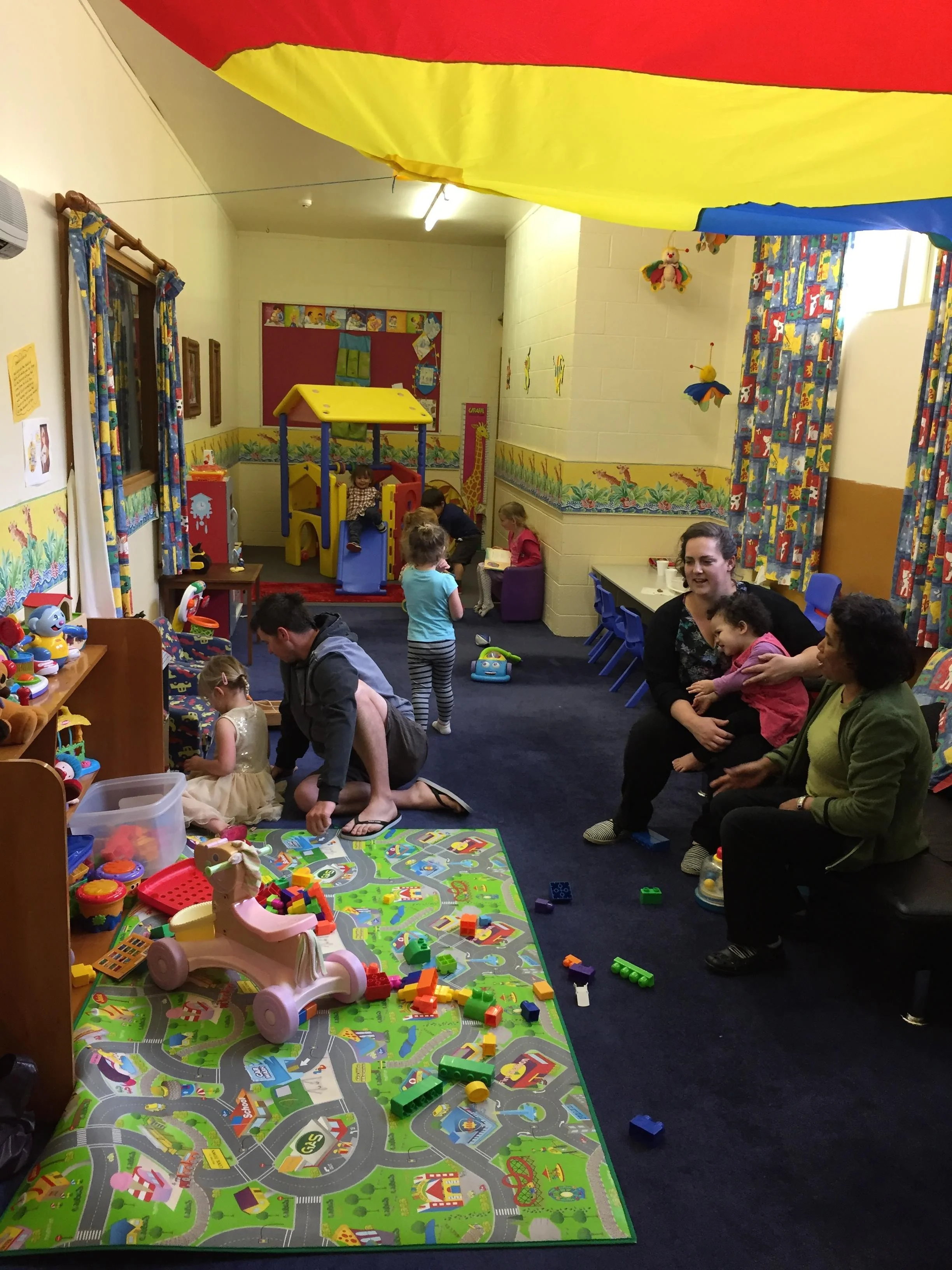 Our colour-filled creche