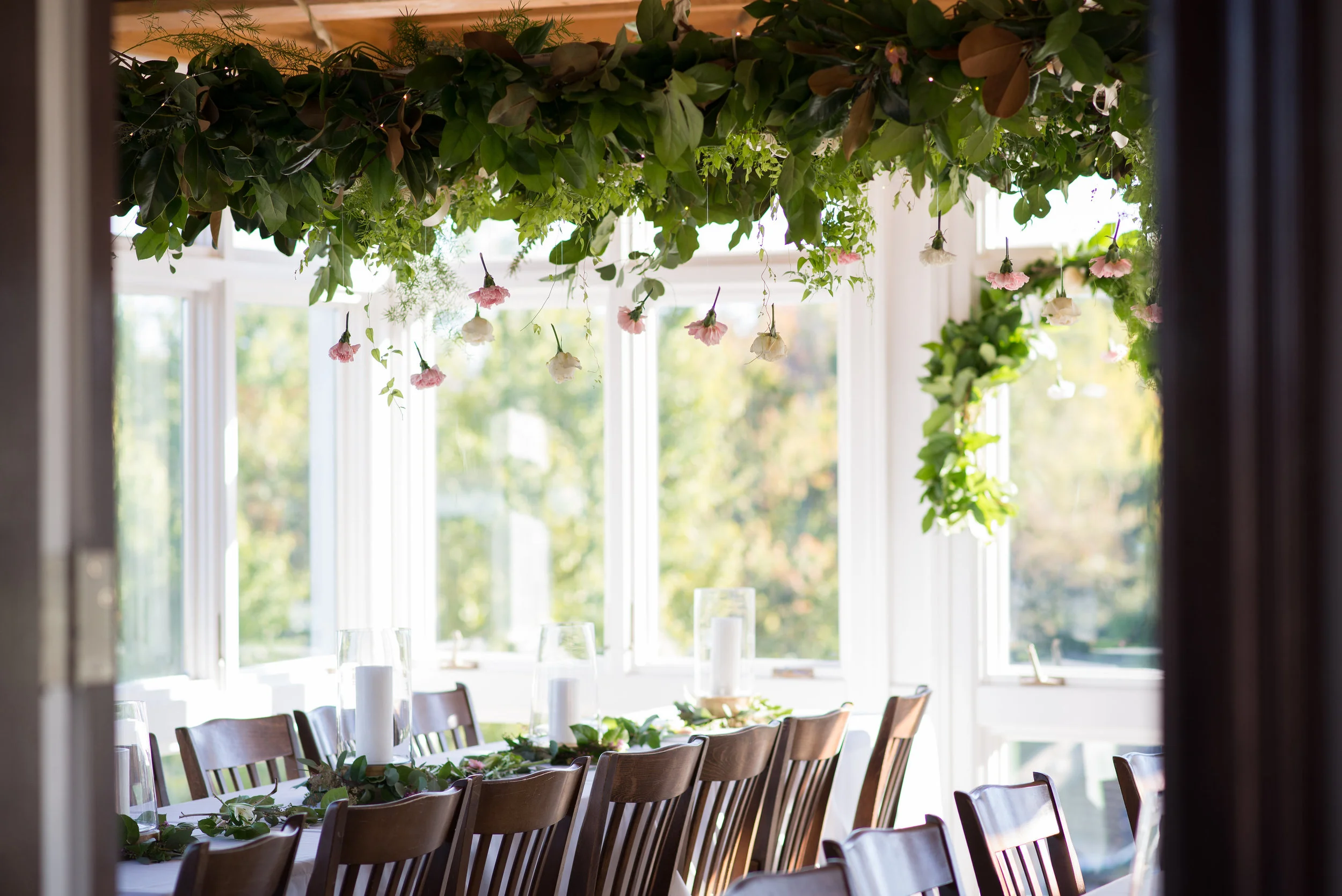 Hillary and Cooper were wed in the picturesque Bluff View Art District, which we transformed for their enchanted forest themed wedding. Photo courtesy of Krista Hargrove Photography .