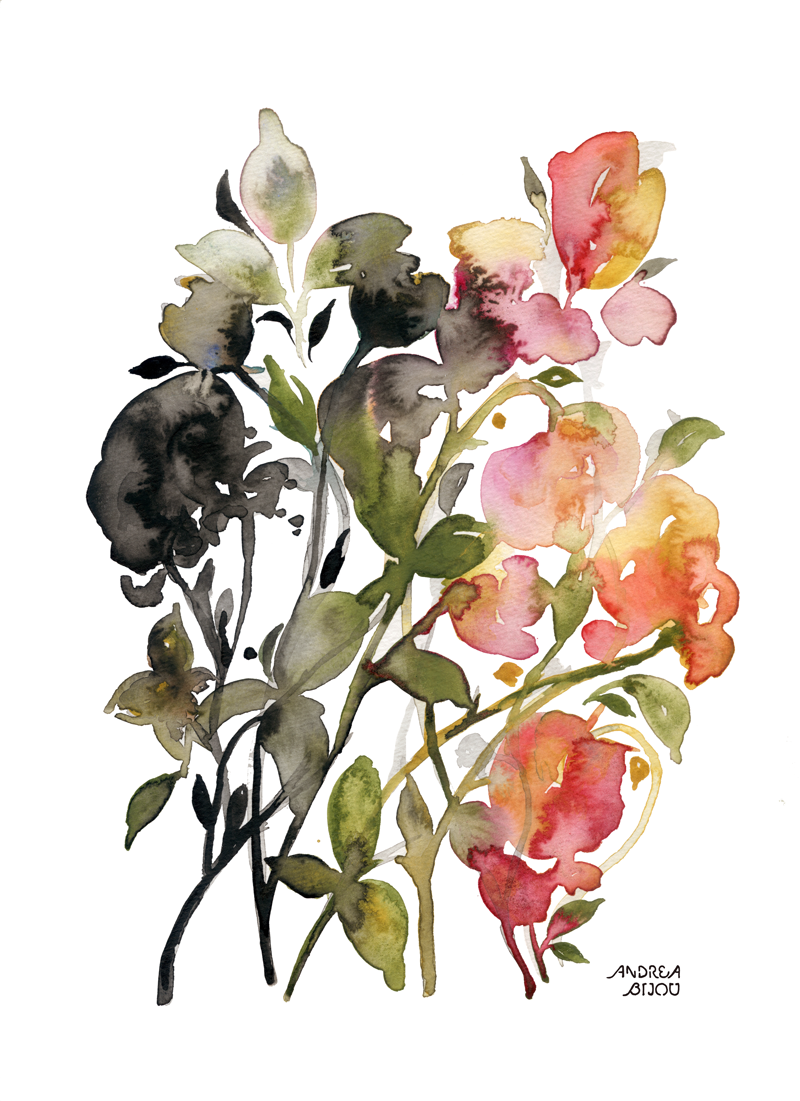Back to Life 9x12 inches Watercolor on Paper