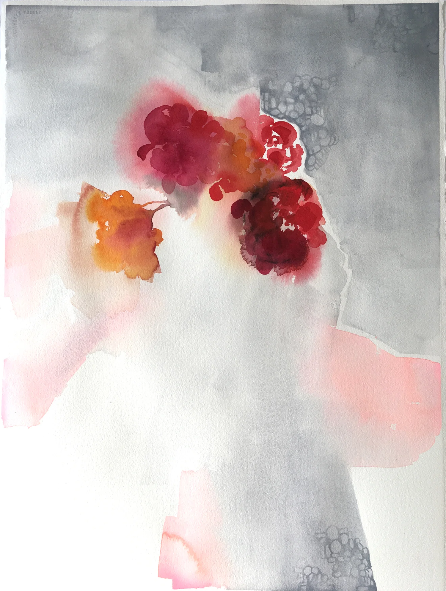 Bloom 22x30 inches Gouache &amp; Watercolor on Paper