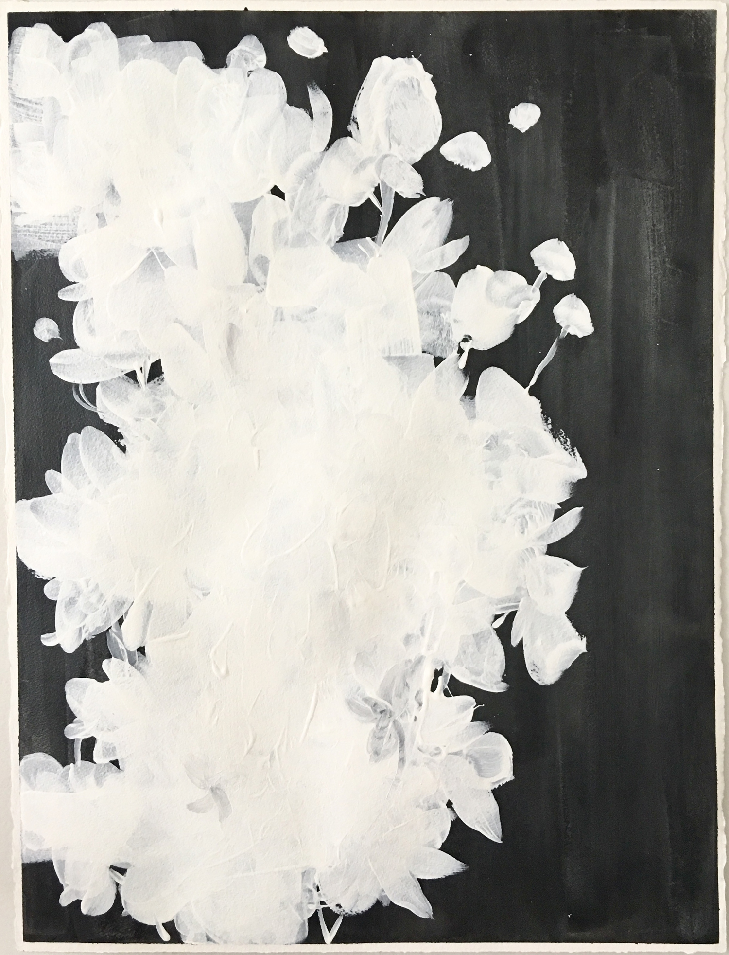 Those who walk in darkness carry a great light 22x30 inches Acrylic and Gouache on Paper