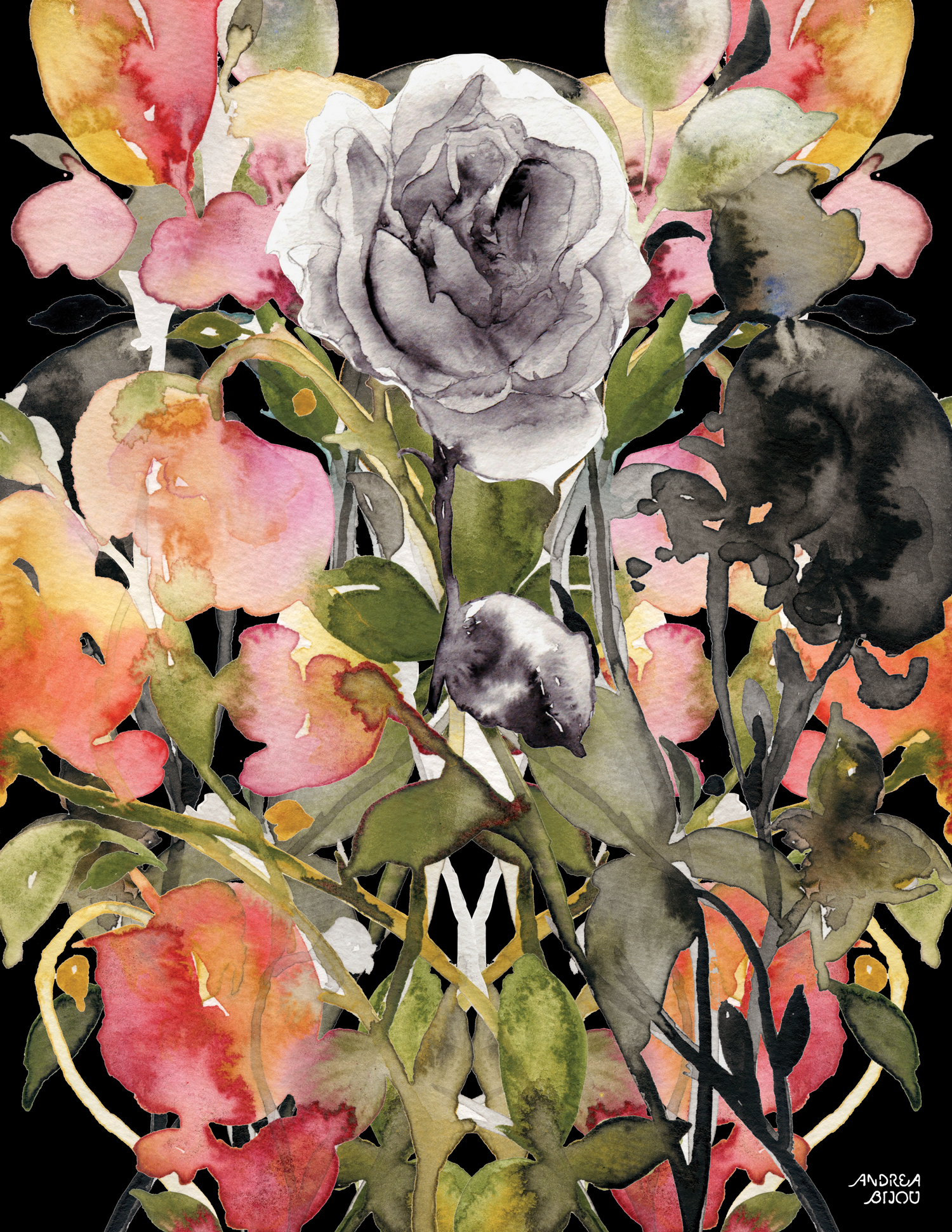 flowers \u2014 Seattle Artist Andrea Bijou Mental Health Blog