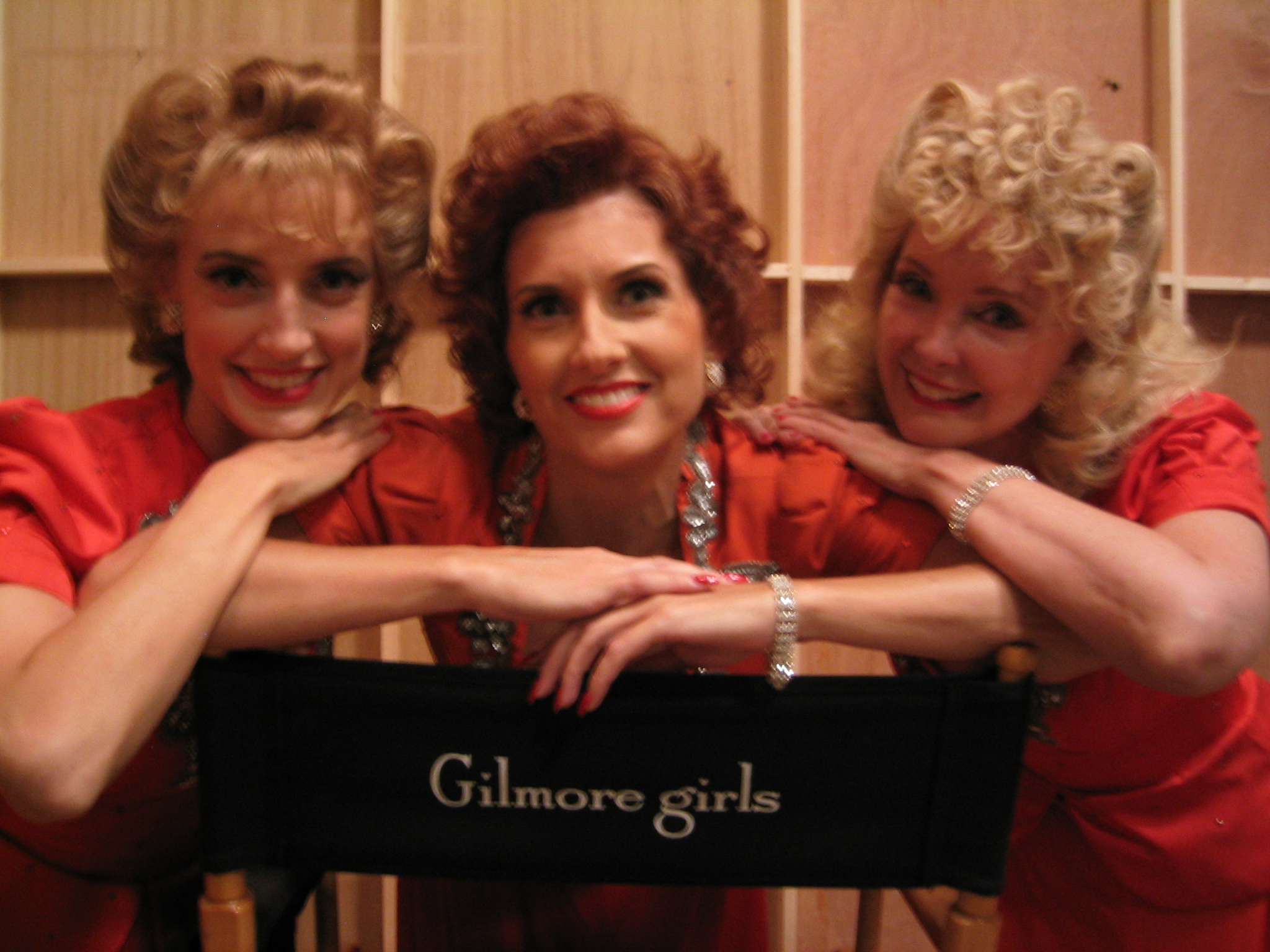 The Swing Dolls on set of "Gilmore Girls"