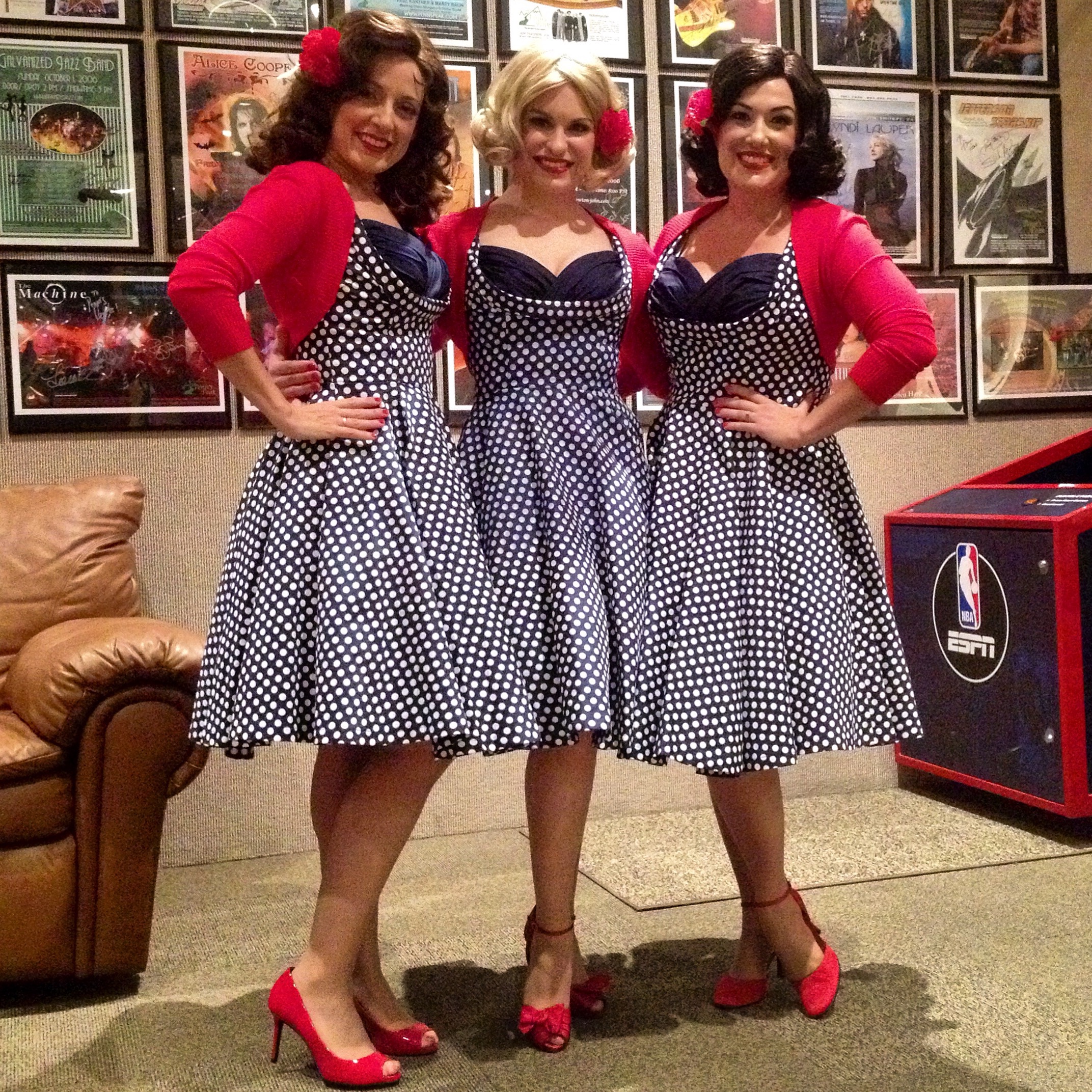 Performing at Penns Peak as The McGuire Sisters