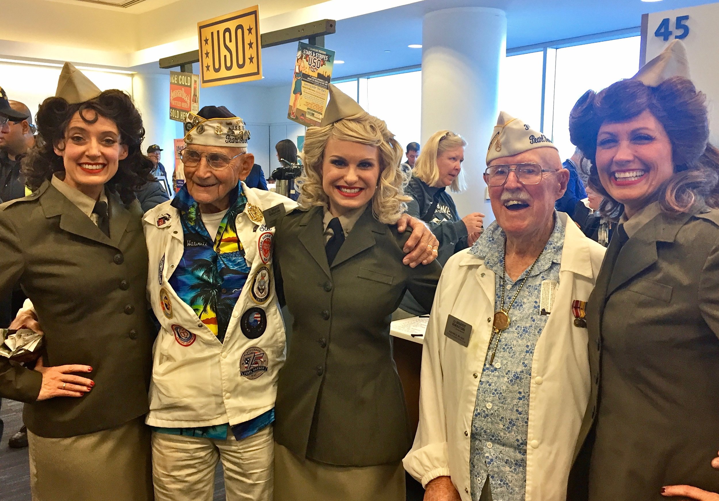 American Airlines Honor Flight sponsored by the Gary Sinise Foundation