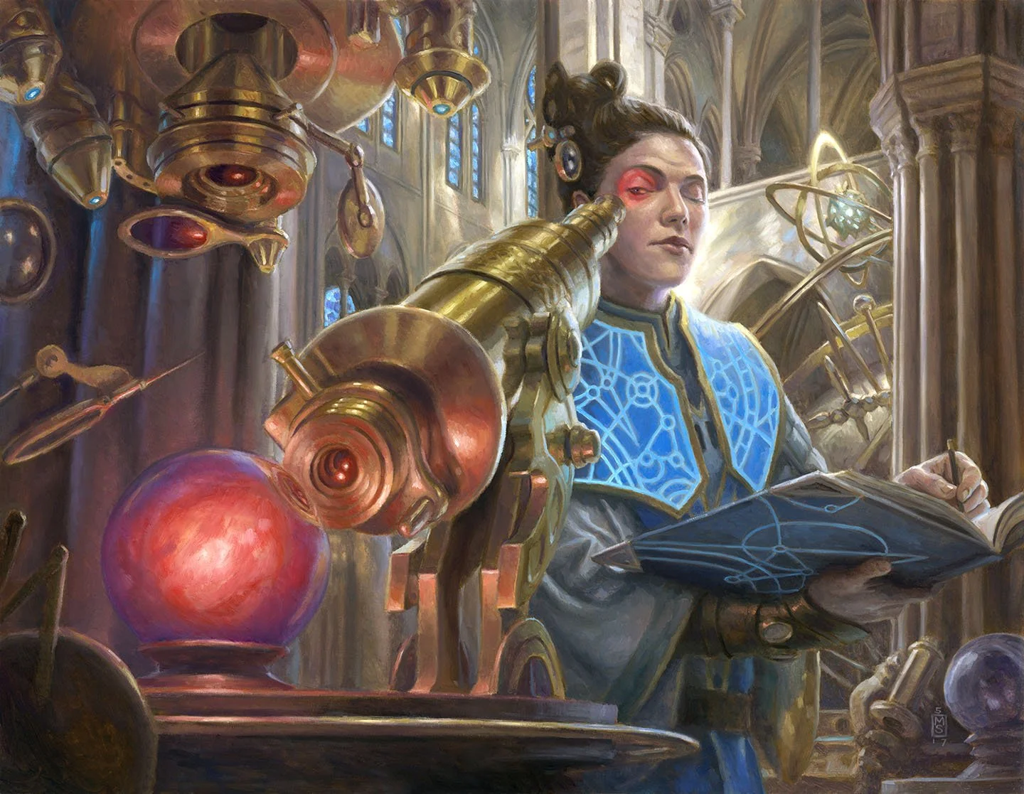 Done for the Dominaria set, oil on gessobord, 14” x 18”, 2017. TM & ©2018 Wizards of the Coast This painting has been sold