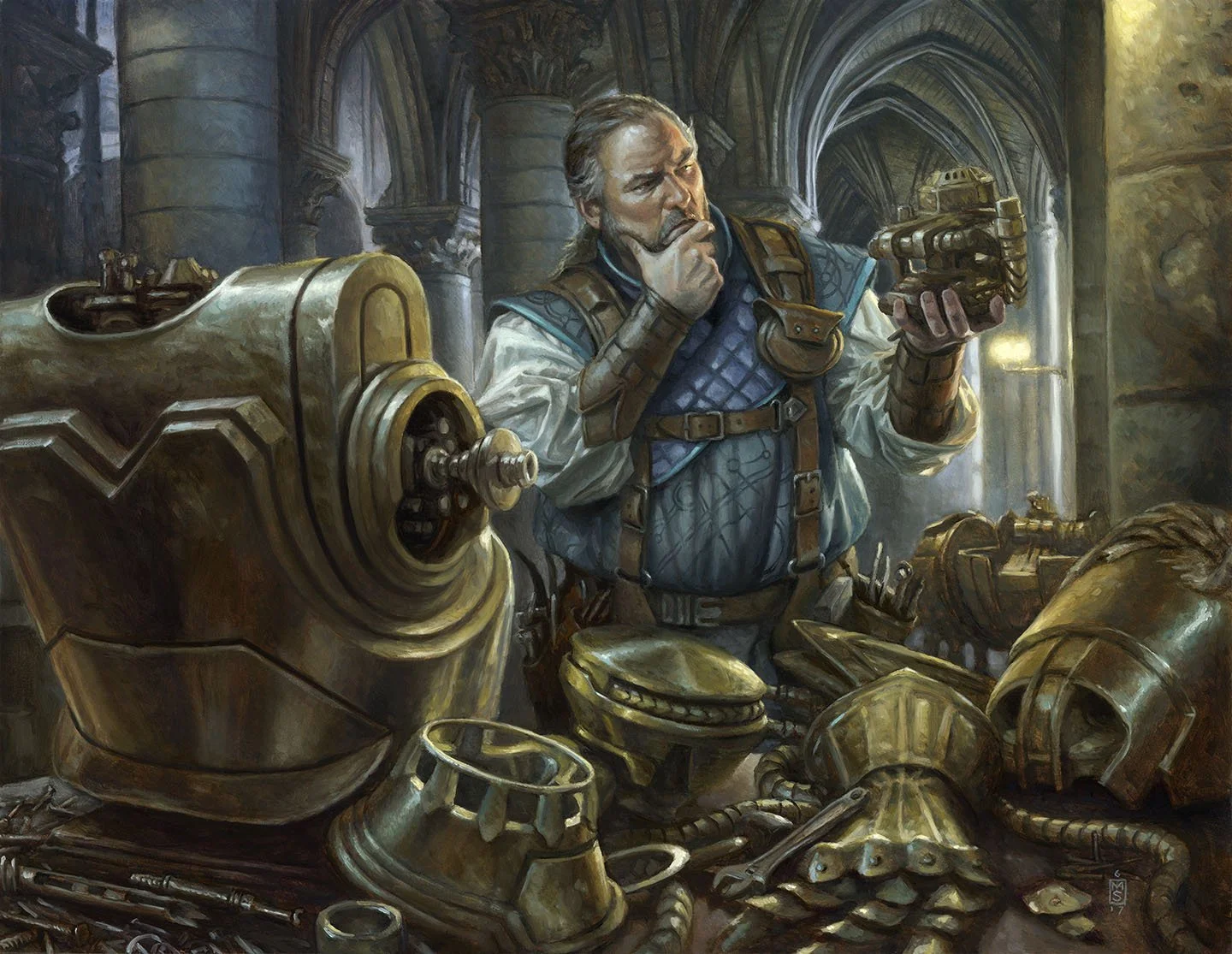 Done for the Dominaria set, oil on gessobord, 14” x 18”, 2017. TM & ©2018 Wizards of the Coast This painting has been sold